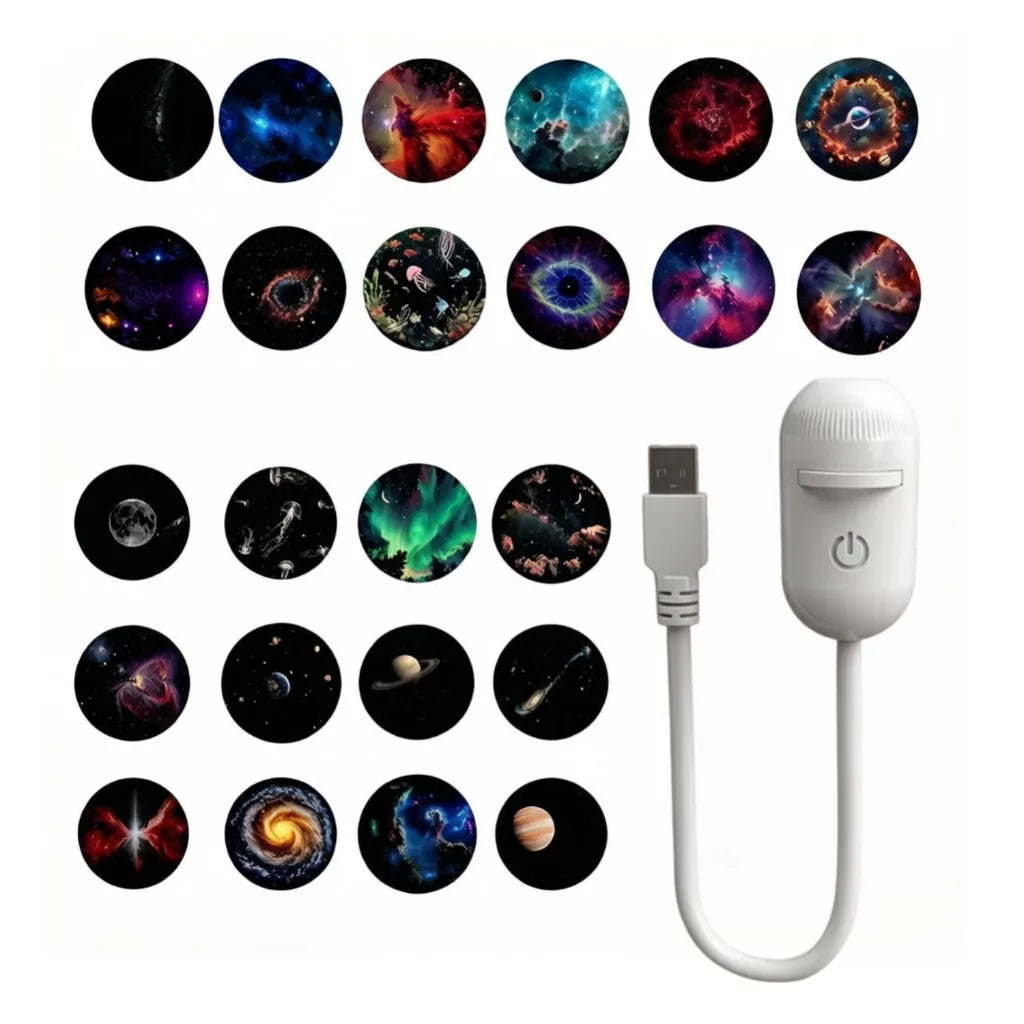 2 in 1 Galaxy Night Light