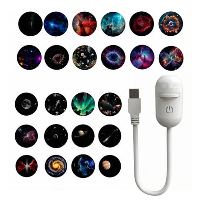 2 in 1 Galaxy Night Light